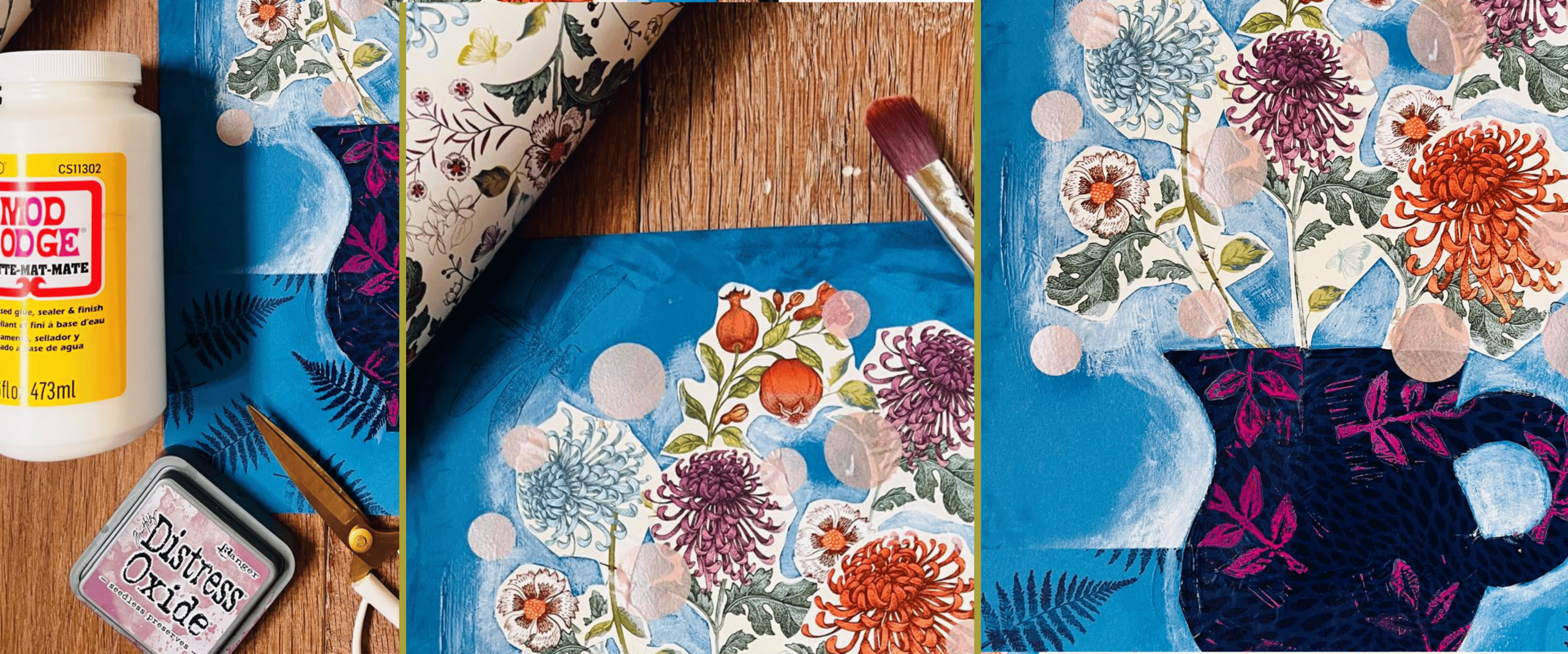 Workshop bloemencollage van papier